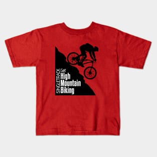 Mountain Biking Kids T-Shirt